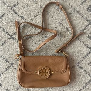 Tory Burch Royal Tan Amanda Crossbody bag